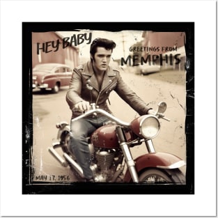 fifties biker Posters and Art